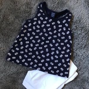 BabyGap pineapple print tank top